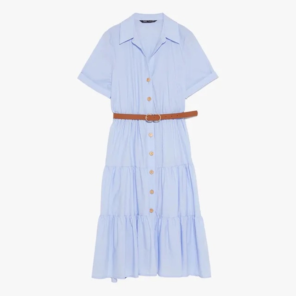 Zara Belted Shirtdress